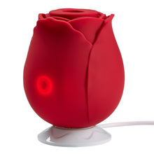 Load image into Gallery viewer, CLOUD 9 HEALTH &amp; WELLNESS ROSE SUCTION STIMULATOR RED
