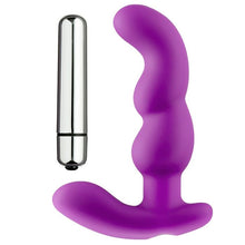 Load image into Gallery viewer, Prostate Pro Soft Angled Tip Prostate Anal Massager W/c Rings