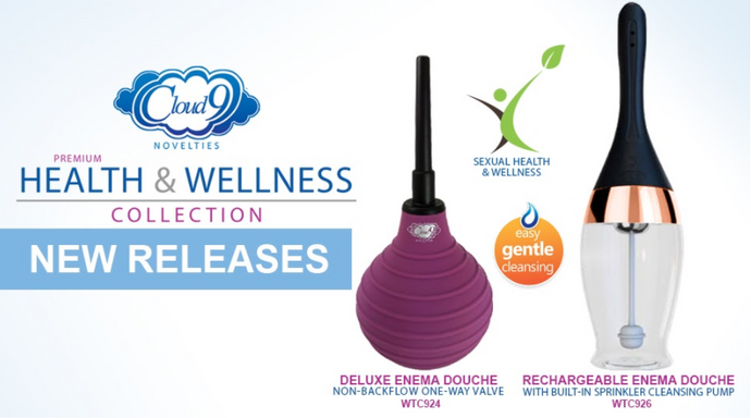 Cloud 9 Novelties Launches 2 New Enema/Douche Products in Health & Wellness Line with Non-Back Flow Feature