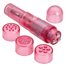 Load image into Gallery viewer, Cloud 9 Novelties Mini Massager Pocket Rocket W/ 4 Attachments
