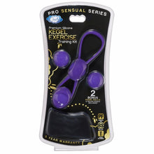 Load image into Gallery viewer, Kegel Training W/4 Weighted Balls &amp; Pouch Premium Silicone
