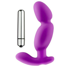 Load image into Gallery viewer, Prostate Pro Soft Angled Tip Anal Prostate Massager W/c Rings
