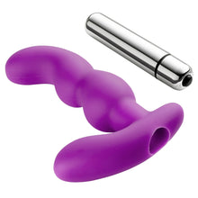 Load image into Gallery viewer, Prostate Pro Soft Angled Tip Prostate Anal Massager W/c Rings
